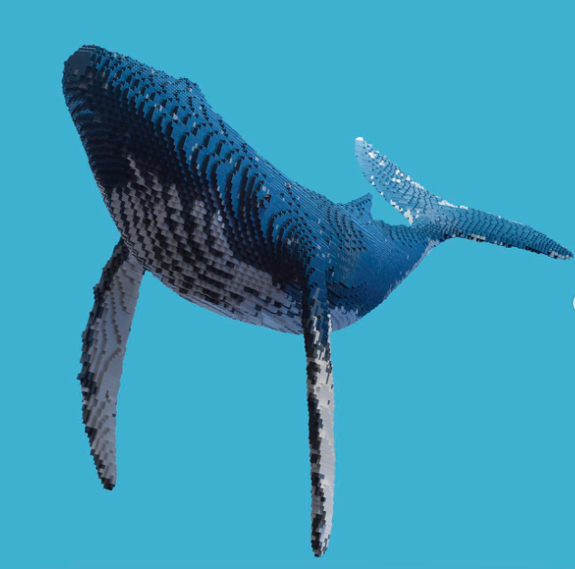 whale nathan sawaya
